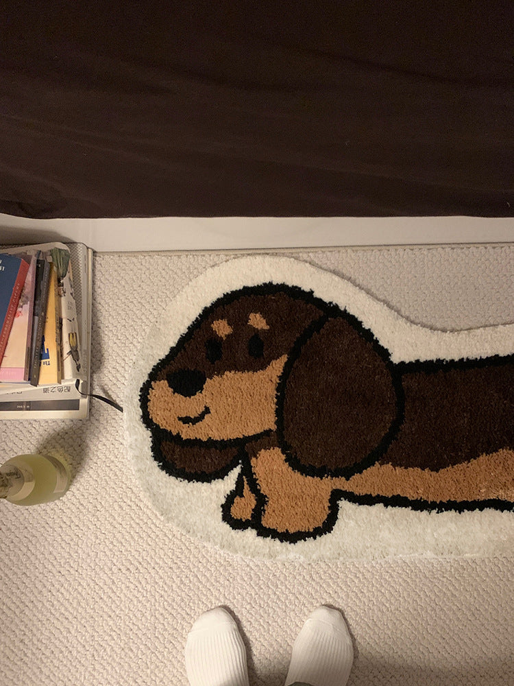 Pet Love Underfoot Dachshund Dog Rug