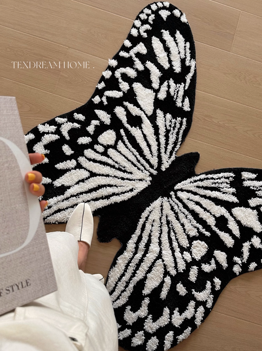 TEXDREAM Butterfly Rug Designer Tufted Rug