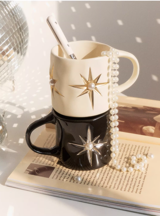 SOREMO Starburst Gem Ceramic Mug: Where Vintage Elegance Meets Everyday Luxury