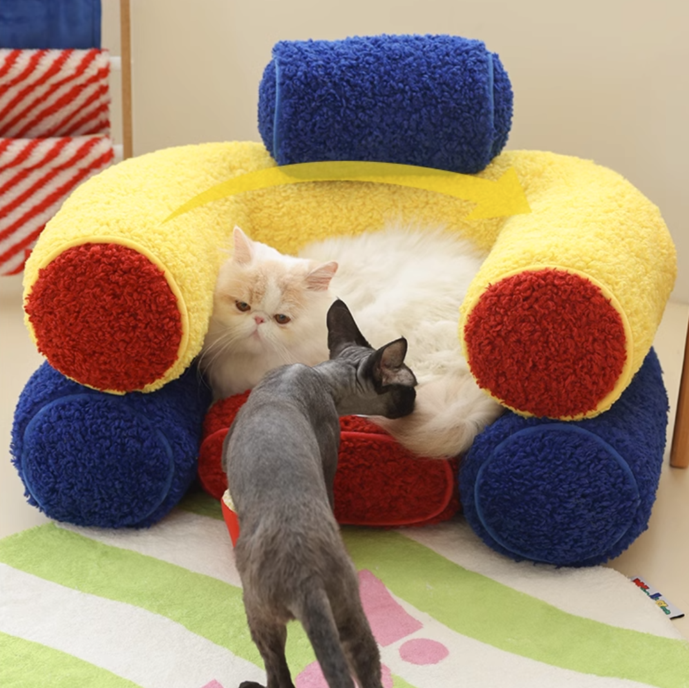 Wooligan Colorful Tube Mini Sofa Pet Sofa