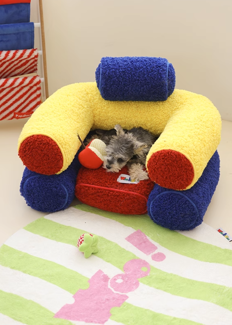 Wooligan Colorful Tube Mini Sofa Pet Sofa