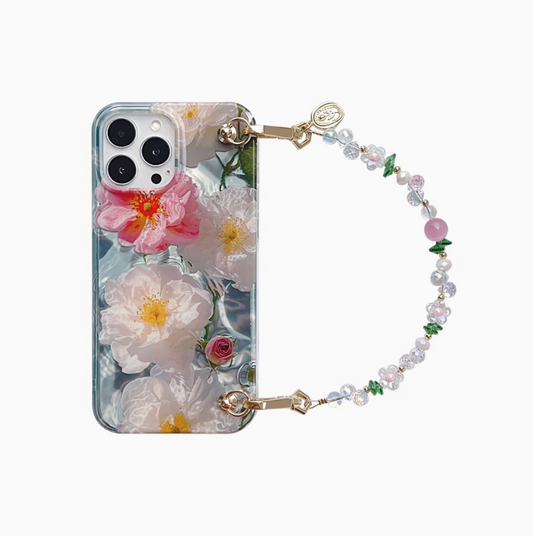 CIRCLE Water Ripples Phone Case With Charm