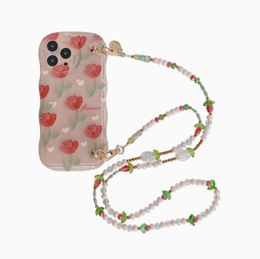 CIRCLE Tulip Phone Case With LONG Charm 110CM