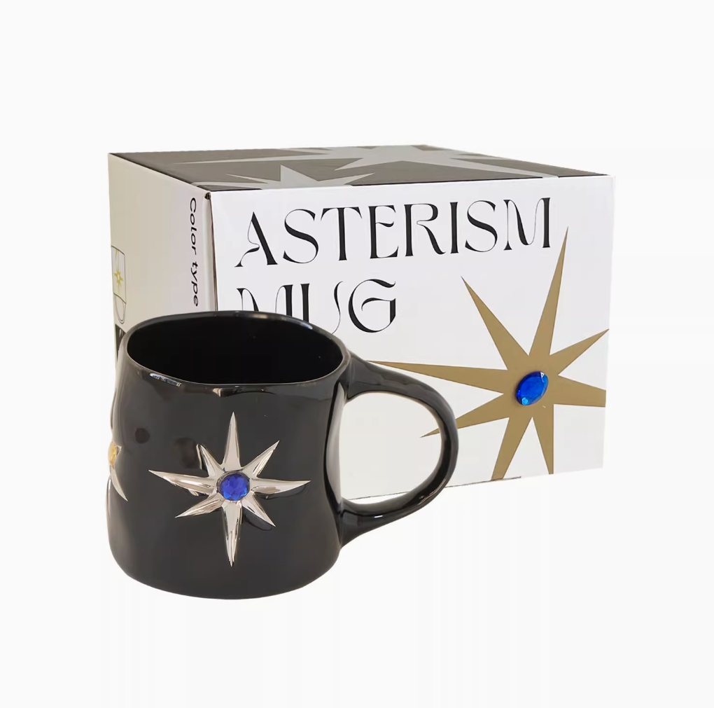 SOREMO Starburst Gem Ceramic Mug: Where Vintage Elegance Meets Everyday Luxury