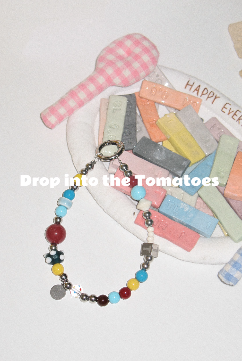 Tomatoes Handmade T Letter Charm Phone Chain