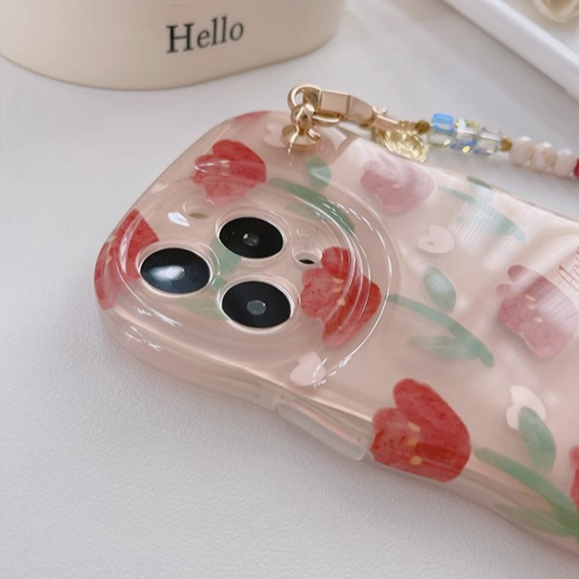 CIRCLE Tulip Phone Case With LONG Charm 110CM