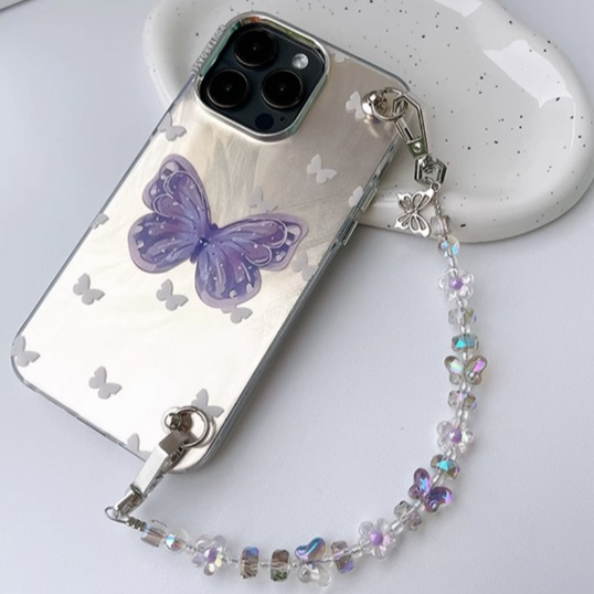 CIRCLE Butterfly Phone Case With Charm